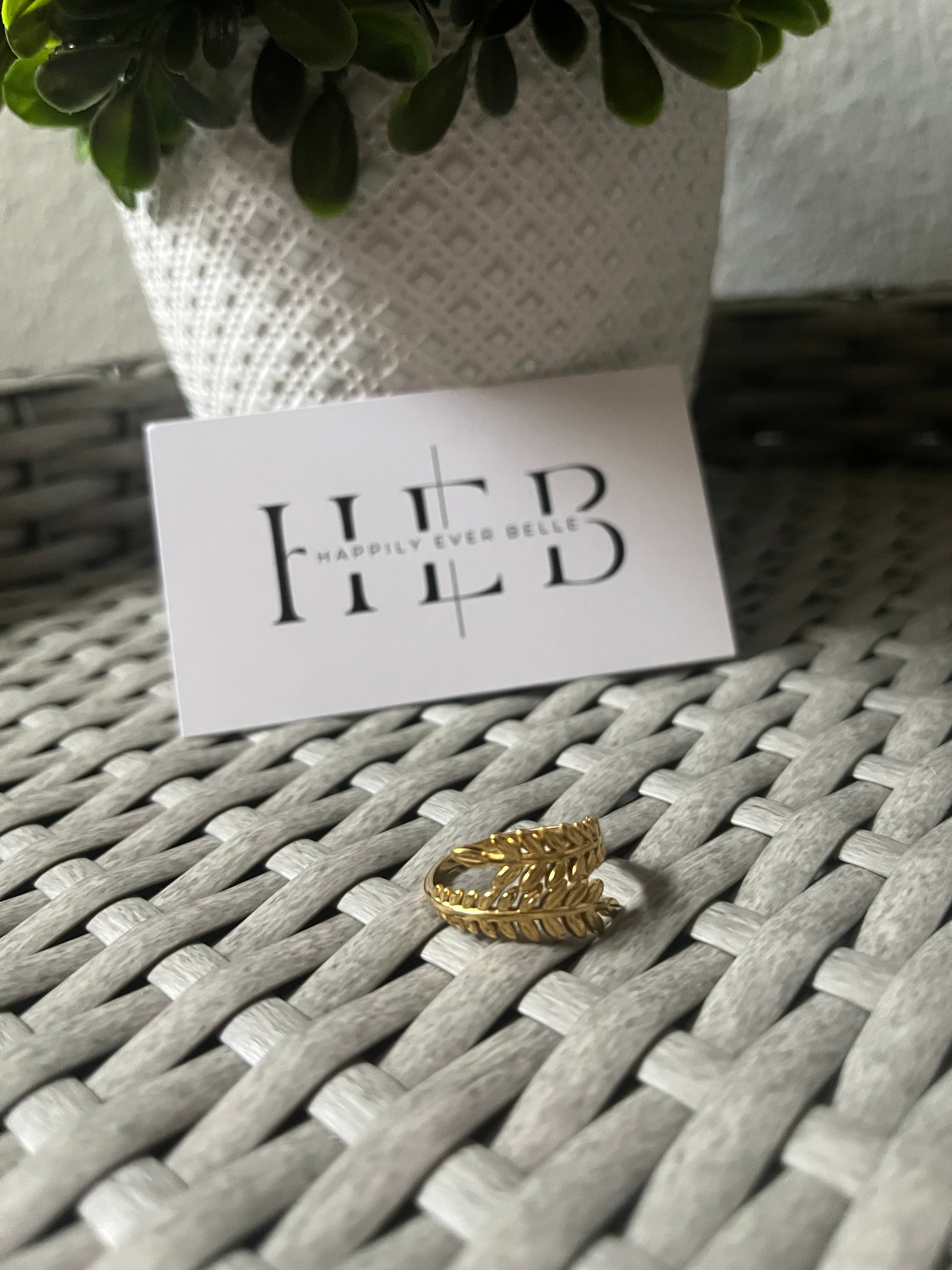 DOUBLE LEAF RING